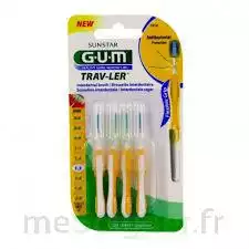 Gum Trav - Ler, 1,3 Mm, Manche Jaune , Blister 4 à TOULOUSE
